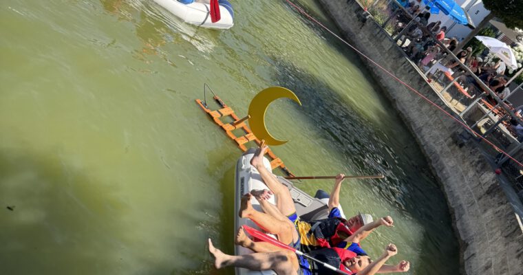 Voller Einsatz an der Hüle